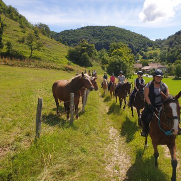 Balade à cheval dans le massif de la Chartreuse